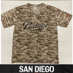 San Diego Padres - Andrew Cashner # 34 - Camo Jersey Shirt